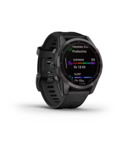 Купить Смарт-часы Garmin Fenix 7s Pro Sapphire Solar DLC черный (010-02776-10)  в E-mobi