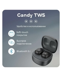 Купить Беспроводные наушники Accesstyle Candy TWS белый  в E-mobi