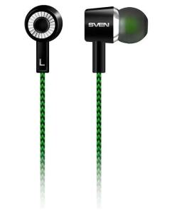 Купить Наушники Sven E-107 Black/Green в E-mobi