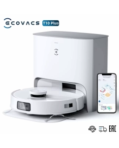 Купить Робот-пылесос ECOVACS ROBOTICS Deebot T10 Plus белый в E-mobi