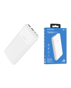 Купить Внешний аккумулятор Borofone BJ16 Cube power bank 10000 mAh белый в E-mobi