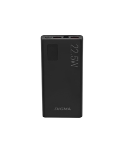 Купить Внешний аккумулятор Power Bank Digma DGPF10C,  10000мAч,  черный dgpf10c22pbk в E-mobi