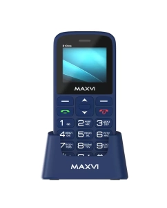 Купить Мобильный телефон Maxvi B100ds blue  в E-mobi