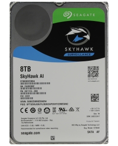 Купить Внутренний жесткий диск Seagate SkyHawk AI 8TB (ST8000VE0004) в E-mobi