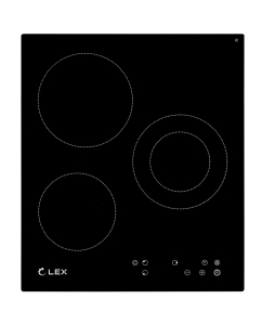 Купить Встраиваемая варочная панель электрическая LEX EVH 431 BL черный в E-mobi