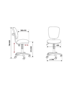 Купить Кресло детское, оранжевое, CH-204NX/26-291  в E-mobi