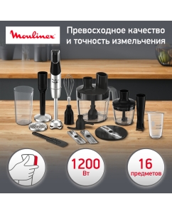 Купить Погружной блендер Moulinex DD95MD10 Black/Silver в E-mobi