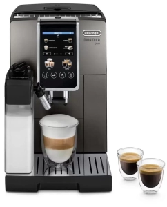 Купить Кофемашина DeLonghi Dinamica Plus ECAM380.95.TB,  черный/серый в E-mobi