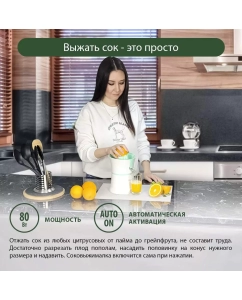 Купить Соковыжималка для цитрусовых Marta MT-JC2054A белая, зеленая  в E-mobi