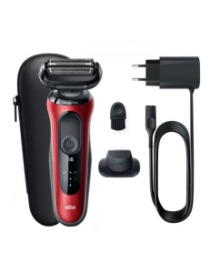 Купить Электробритва Braun 61-R1200S red, black в E-mobi