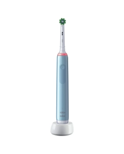 Купить Электрическая зубная щетка Oral-B Pro 3 3000/D505.513.3 CrossAction голубая  в E-mobi