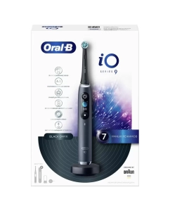 Купить Щётка зубная Oral-B iO Series 9/iOM9.1B2.2AD электрическая, 7 режимов, black onyx  в E-mobi