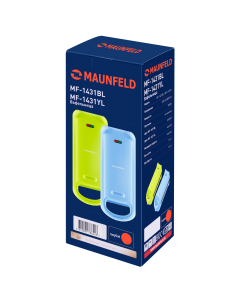 Купить Электровафельница MAUNFELD MF-1431BL голубая  в E-mobi