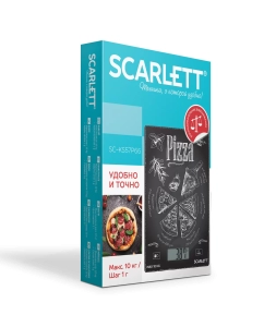 Купить Весы кухонные Scarlett SC-KS57P66 Black  в E-mobi