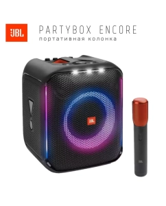 Купить Портативная акустическая колонка JBL PartyBox Encore с микрофоном в E-mobi