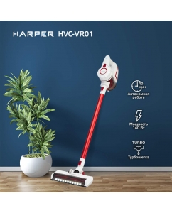 Купить Пылесос Harper HVC-VR01 белый, красный в E-mobi