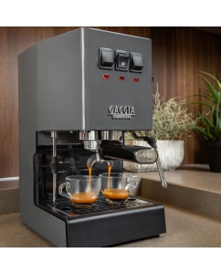 Купить Рожковая кофеварка Gaggia RI9481/16 CLASSIC EVO GREY серая  в E-mobi