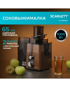 Купить Соковыжималка центробежная Scarlett SC-JE50S57 Br в E-mobi