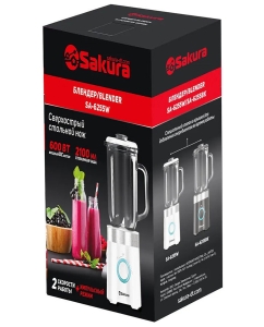 Купить Блендер SAKURA SA-6255W белый  в E-mobi