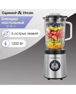 Купить Блендер Zigmund & Shtain BS-481 D серебристый в E-mobi