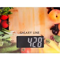 Купить Весы кухонные GALAXY LINE GL2817 разноцветный  в E-mobi