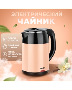 Купить Чайник электрический BBK EK1709P(B/BG) 1.7 л бежевый, черный в E-mobi