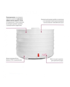 Купить Сушилка для овощей и фруктов Мастерица EFD-0501M  в E-mobi