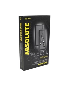 Купить Внешний аккумулятор Perfeo Powerbank ABSOLUTE 10000mah / Black  в E-mobi