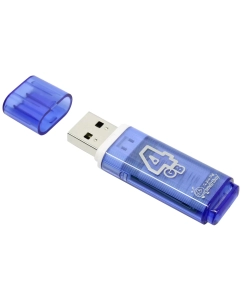 Купить Флешка SmartBuy Glossy 4ГБ Blue (SB4GBGS-B)  в E-mobi