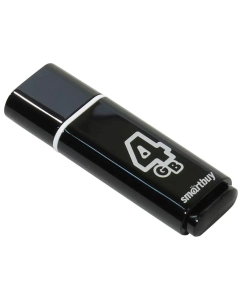 Купить Флешка SmartBuy Glossy 4ГБ Black (SB4GBGS-K) в E-mobi