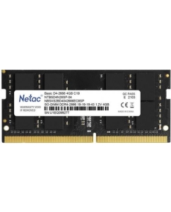 Купить Оперативная память Netac 4Gb DDR4 2666MHz SO-DIMM (NTBSD4N26SP-04) в E-mobi