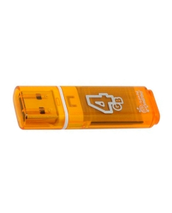 Купить Флешка SmartBuy Glossy 4ГБ Orange (SB4GBGS-Or) в E-mobi