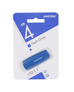 Купить Флешка SmartBuy SB004GB2SCB 4 ГБ (SB004GB2SCB) в E-mobi