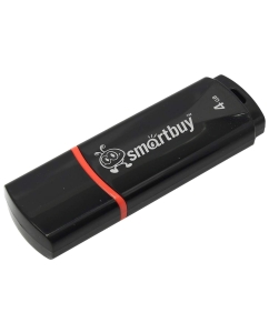 Купить Флешка SmartBuy Crown 4ГБ Black (SB4GBCRW-K) в E-mobi