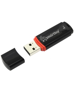 Купить Флешка SmartBuy Crown 4ГБ Black (SB4GBCRW-K)  в E-mobi