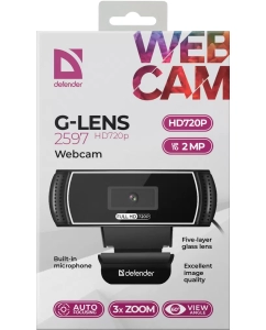 Купить Web-камера Defender G-lens 2597 Grey/ Black (63197)  в E-mobi