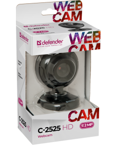 Купить Web-камера Defender C-2525HD Black (63252)  в E-mobi