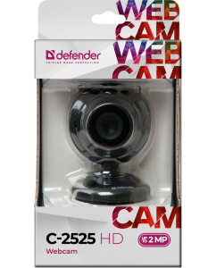 Купить Web-камера Defender C-2525HD Black (63252)  в E-mobi