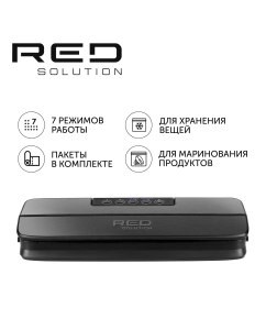 Купить Вакуумный упаковщик RED SOLUTION VSM030 черный в E-mobi