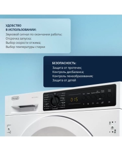 Купить Встраиваемая стиральная машина Delonghi DWMI 725 Isabella  в E-mobi