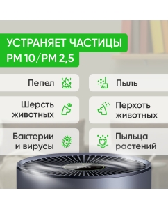 Купить Воздухоочиститель Smartmi Air Purifier 2 синий  в E-mobi