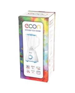 Купить Блендер Econ ECO-555SB White/Blue  в E-mobi