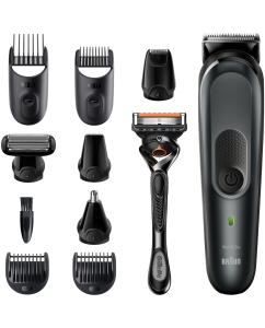 Купить Триммер Braun MGK7321 + Бритва Gillette Fusion ProGlide серый, черный в E-mobi