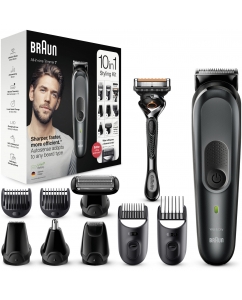 Купить Триммер Braun MGK7321 + Бритва Gillette Fusion ProGlide серый, черный  в E-mobi