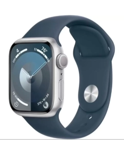 Купить Смарт-часы Apple Watch Series 9 45mm Silver Aluminium/Blue S/M (MR9D3) в E-mobi