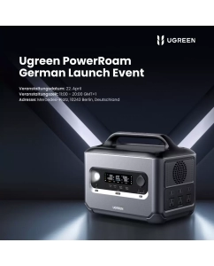 Купить Внешний аккумулятор uGreen GS1200 1200W темно-серый EU (15054)  в E-mobi