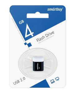 Купить Флэш диск Smartbuy 4GB LARA Black (SB4GBLara-K) в E-mobi