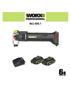 Купить Аккумуляторный бесщеточный реноватор WORX Professional WU690.1 20 В, 2 Ач х 2, ЗУ 1.2 А WU690.1  в E-mobi