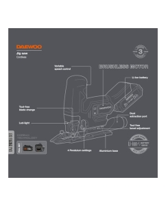 Купить Аккумуляторный лобзик DAEWOO DAJ 2621Li SET  в E-mobi