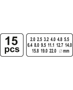 Купить Набор пробойников YATO 15пр YT-3591  в E-mobi